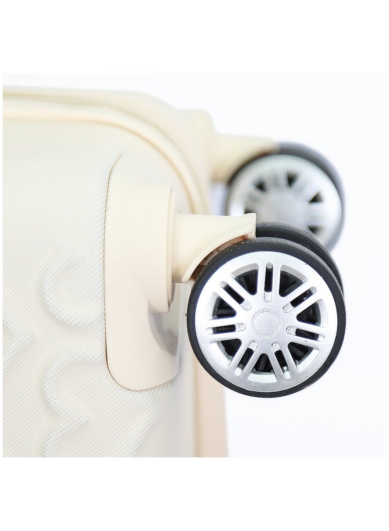 Fancl طقم عربة أمتعة فانكل هارد شيل 5 قطع، بيج - Image 5