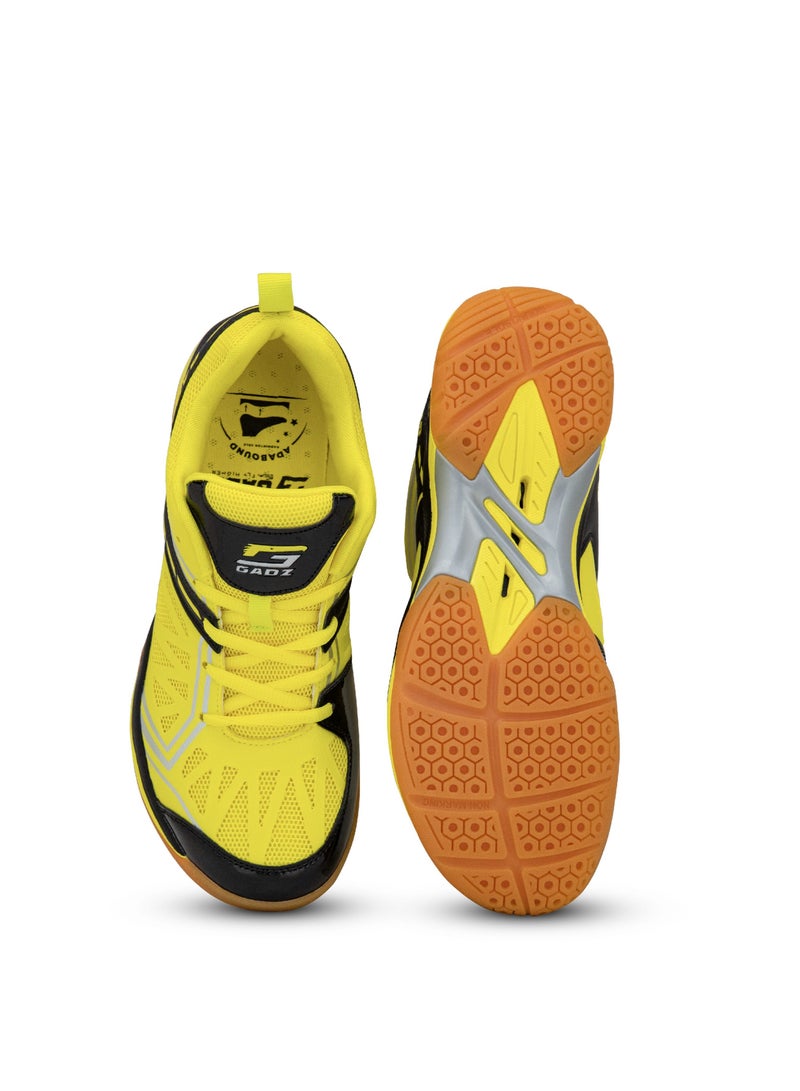 GADZ Gadz Smash Series Women Badminton Shoes MG1002L-4 Yellow_Black  - Image 4