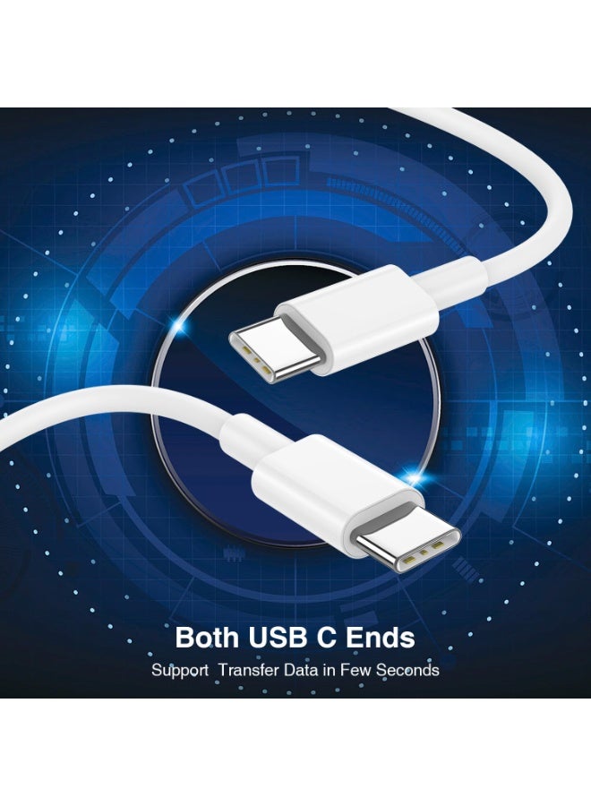RUKYU iPhone 15 16 Fast Charger and Cable/1M, 20W Wall Charging Plug with USB C to C Cable Lead, Type C Charger Power Adapter for Apple iPhone 16 Pro/16 Pro Max/15 Plus/15 Pro Max/iPad Pro 12.9/5/4/3th/Mini  - Image 5