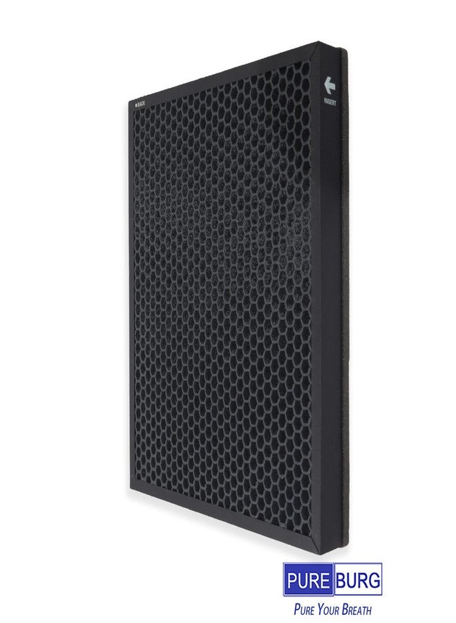 PUREBURG فلاتر بديلة من PUREBURG Vital 100S-RF متوافقة مع جهاز تنقية الهواء الذكي LEVOIT Vital 100S بتقنية HEPA الحقيقية، عبوة من قطعتين، فلتر H13 HEPA من الكربون النشط، ترشيح ثلاثي المراحل - Image 4