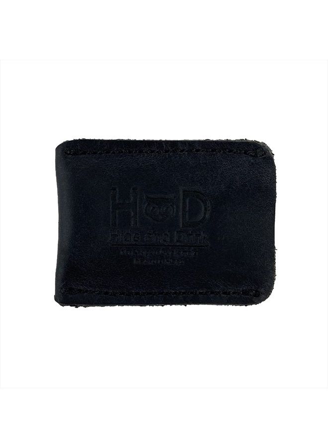 Hide & Drink , Leather Double Edge Safety Razor Head Protective Sheath, Shaving Travel Cover Handmade (Charcoal Black) - Image 2