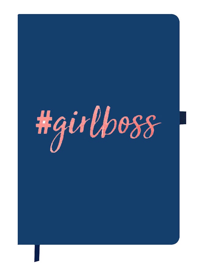 Theodor Designer A5 Thick Blue Hardcover Notebook Girl Boss 1 - Image 1