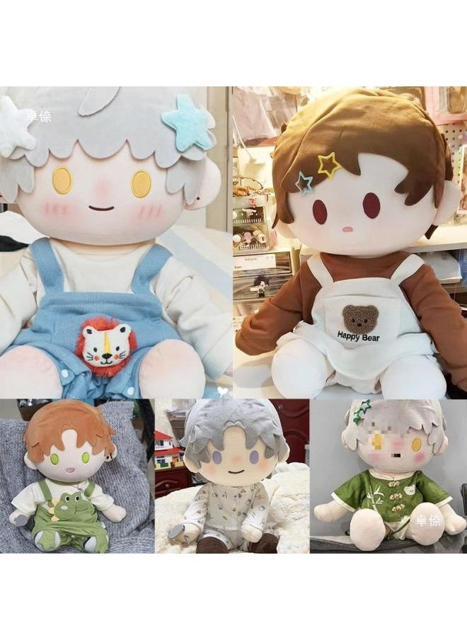 Generic - 20cm Baby Clothes Two-Dimensional One-Piece 40cm Baby Clothes Cotton Clothes Love Of Light And Night Sitting Posture Changing Pajamas Skirt-Specification:40CM-Color:Cute And Can't Wake Up - Circus [pajamas - Baby Not Included] - Image 1