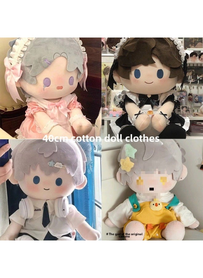 Generic - 20cm Baby Clothes Two-Dimensional One-Piece 40cm Baby Clothes Cotton Clothes Love Of Light And Night Sitting Posture Changing Pajamas Skirt-Specification:40CM-Color:Cute And Can't Wake Up - Circus [pajamas - Baby Not Included] - Image 1