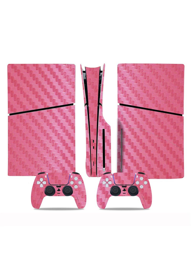 Excefore Skin for PlayStation 5 Slim Disc Version, Sticker for PS5 Vinyl Decal Cover for Playstation 5 Controller, Full Wrap Skin Protective Film Sticker Compatible with PS5 Slim Disk Edition (L)  - Image 1