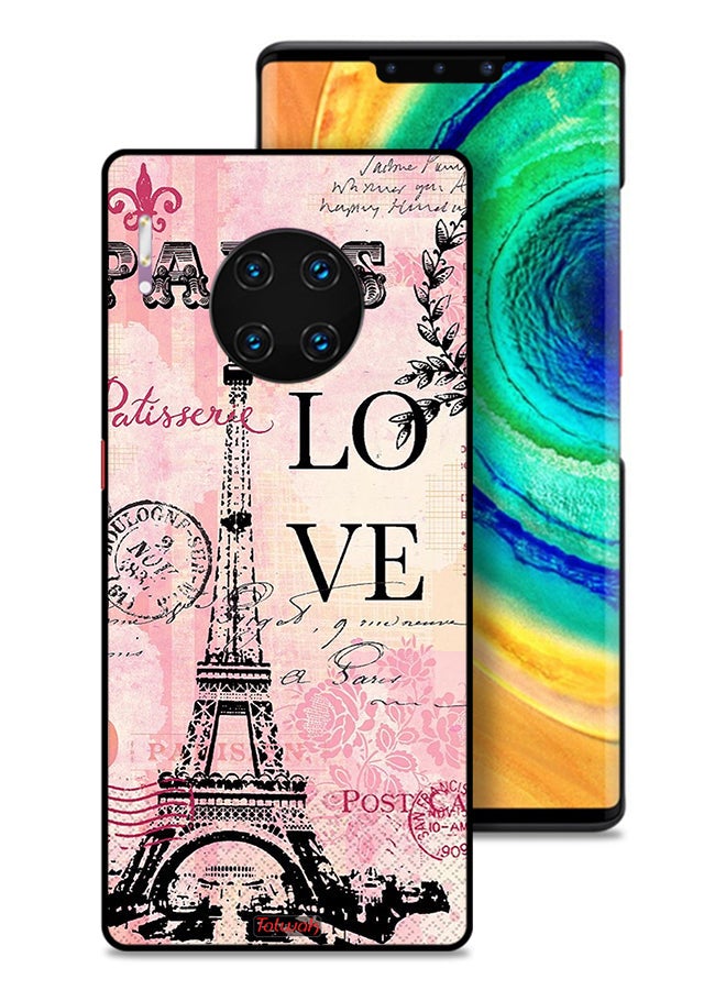 Tolwak Huawei Mate 30 Pro 4G Protective Case Cover Paris Love  - Image 1