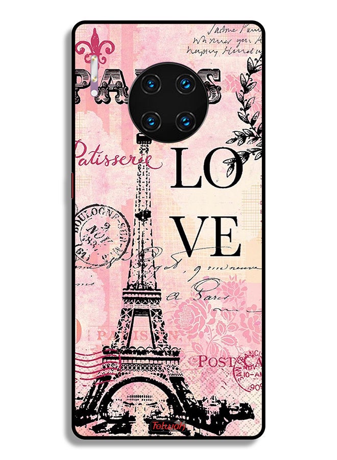 Tolwak Huawei Mate 30 Pro 4G Protective Case Cover Paris Love  - Image 2