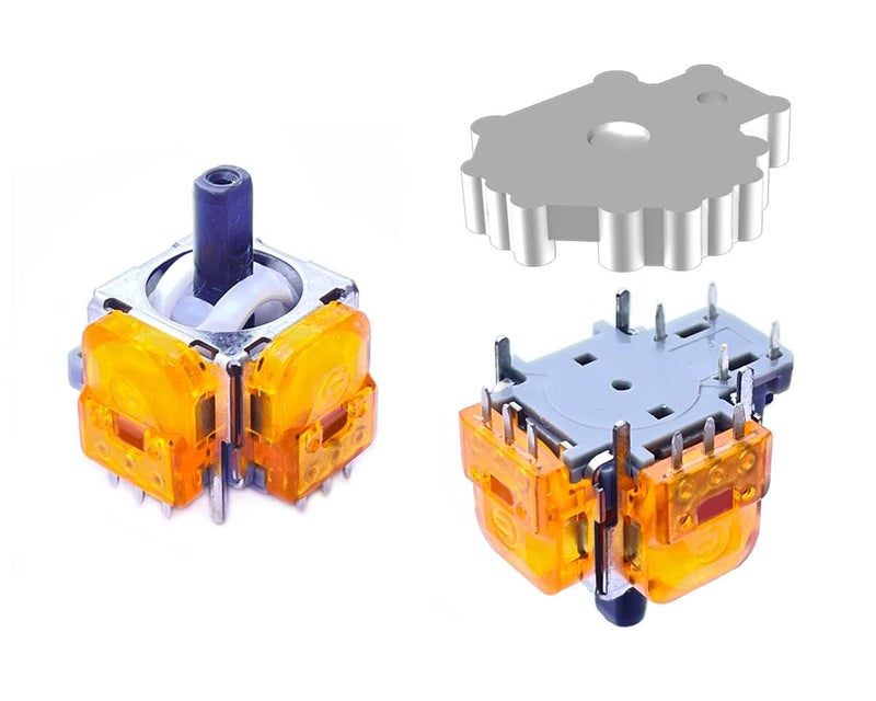 ElecGear 2x TMR Joystick and Desoldering Heating Plate Replacement for PS5 Controller, TMR Hall Control Stick and Soldering Wick Repair Tools – (TMR-PS5) - Image 1