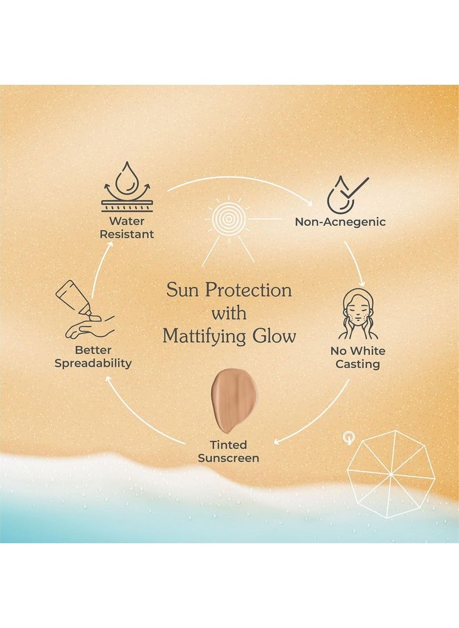 بريتون جل واقي من الشمس بقاعدة معدنية من برينتون UV Doux SPF 50 PA+++ بدون طبقة بيضاء | ملون ومقاوم للماء | حماية من الأشعة فوق البنفسجية UVA/UVB، 50 جرام × عبوتين  - Image 5