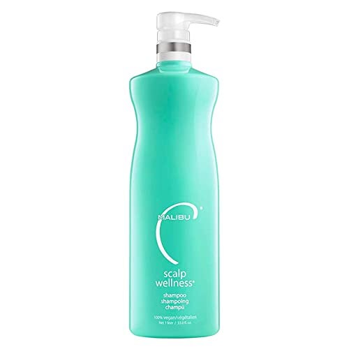 Malibu C Scalp Wellness Hair Shampoo - Sulfate-Free & Moisturizing Shampoo - Nourishing Scalp Care with Sulfate-Free Surfactant Technology (33.8 oz) - Image 1