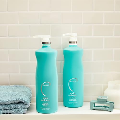 Malibu C Scalp Wellness Hair Shampoo - Sulfate-Free & Moisturizing Shampoo - Nourishing Scalp Care with Sulfate-Free Surfactant Technology (33.8 oz) - Image 2