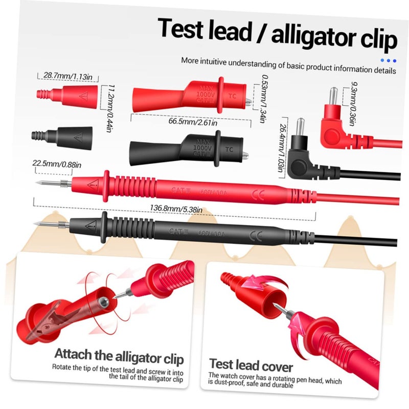Cabilock جهاز اختبار العزل بشاشة LCD وإضاءة خلفية وقدرة تحميل عالية للمعدات الكهربائية - Image 4