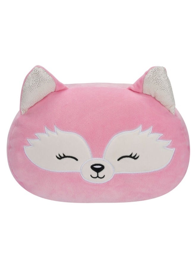 Squishmallows Squishmallows Rhiannon the Pink Fox with Closed Eyes Plush Toy (30.48 cm) - Image 1
