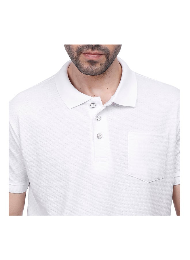 Coup - Coup - Solid Polo-Shirt with Short Sleeves - Image 1