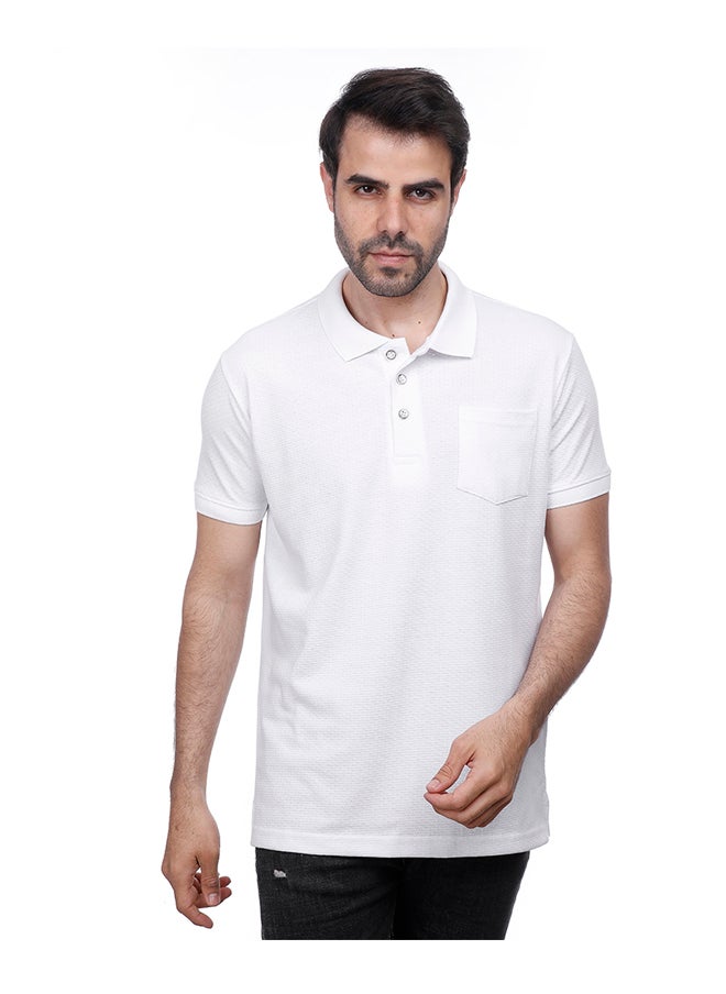 Coup - Coup - Solid Polo-Shirt with Short Sleeves - Image 1