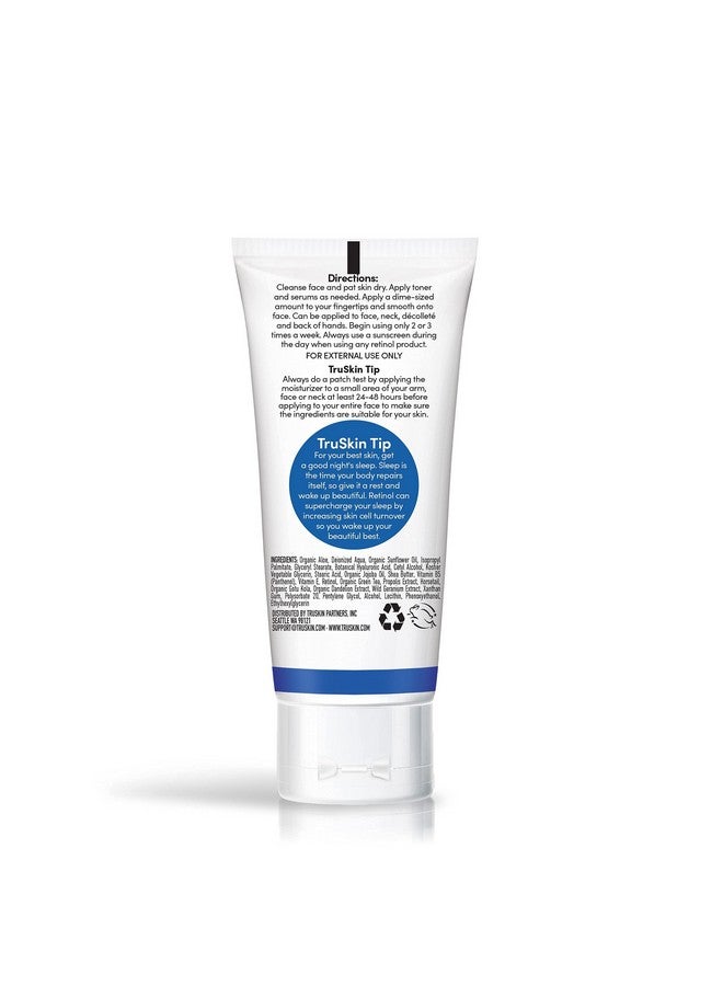 تروسكن مرطب الوجه بالريتينول من TruSkin - مرطب قوي مضاد للشيخوخة للوجه للنساء مع الريتينول وحمض الهيالورونيك وفيتامين E - كريم الريتينول للوجه يعزز مظهرًا أكثر شبابًا، 2 أونصة سائلة - Image 3