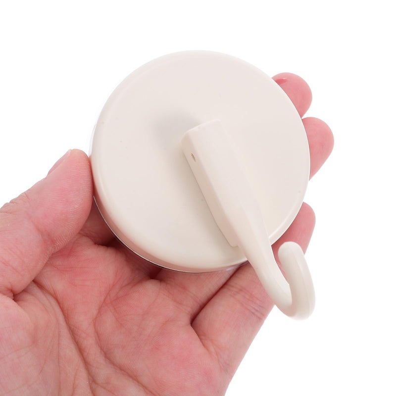 4 Pack Strong Suction Cup Hooks For Bathroom Kitchen Shower Door Tile Wall Glass - Image 5