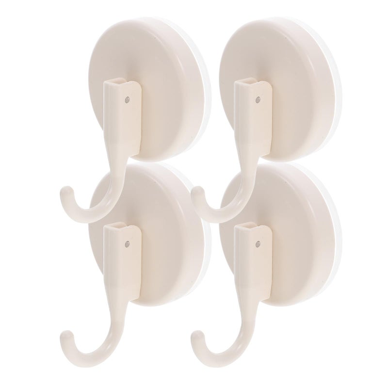 4 Pack Strong Suction Cup Hooks For Bathroom Kitchen Shower Door Tile Wall Glass - Image 2