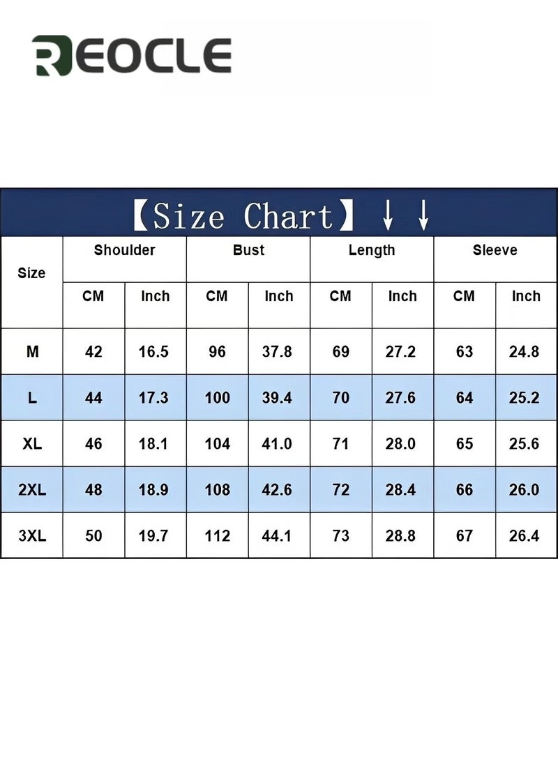 REOCLE - Men's Polo Shirts Long Sleeve Casual Solid Stylish Dry Fit Performance Designed Collared Golf Polo Shirts - Image 1