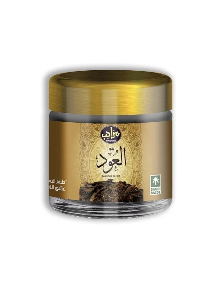 مرَاحِب بخور العود الفاخر رائحة عود أصيلة فواحة بخور ثابت للمجالس مراحب 30 جم - Image 1