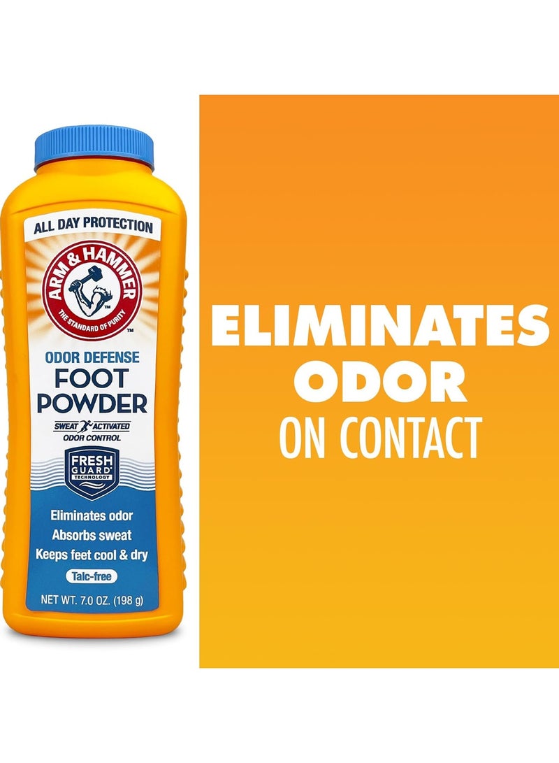 Arm & Hammer Foot Powder for Shoes & Feet, Talc-Free Odor & Moisture Control for Men & Women, 7 oz (1 Pack) - Image 5