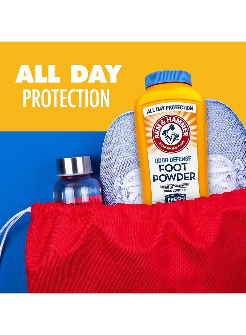Arm & Hammer Foot Powder for Shoes & Feet, Talc-Free Odor & Moisture Control for Men & Women, 7 oz (1 Pack) - Image 4