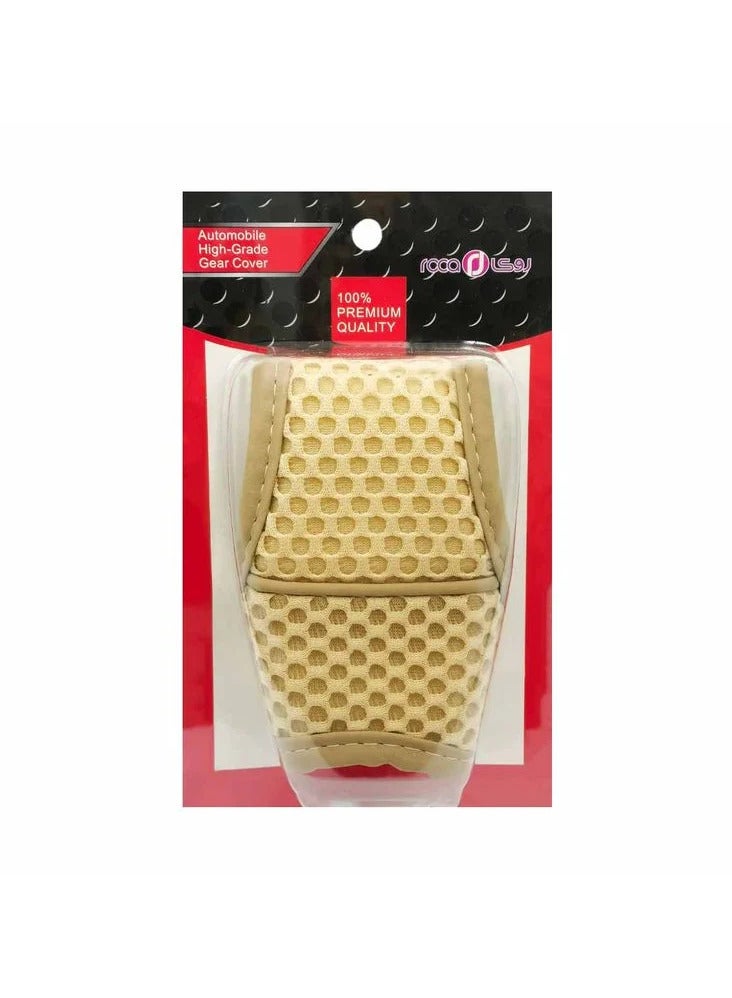 روكا غطاء مقبض تروس روكا أنيق من جلد البولي يوريثان عالي الجودة لغطاء مقبض ناقل حركة السيارة الأوتوماتيكي - روكا - Image 1