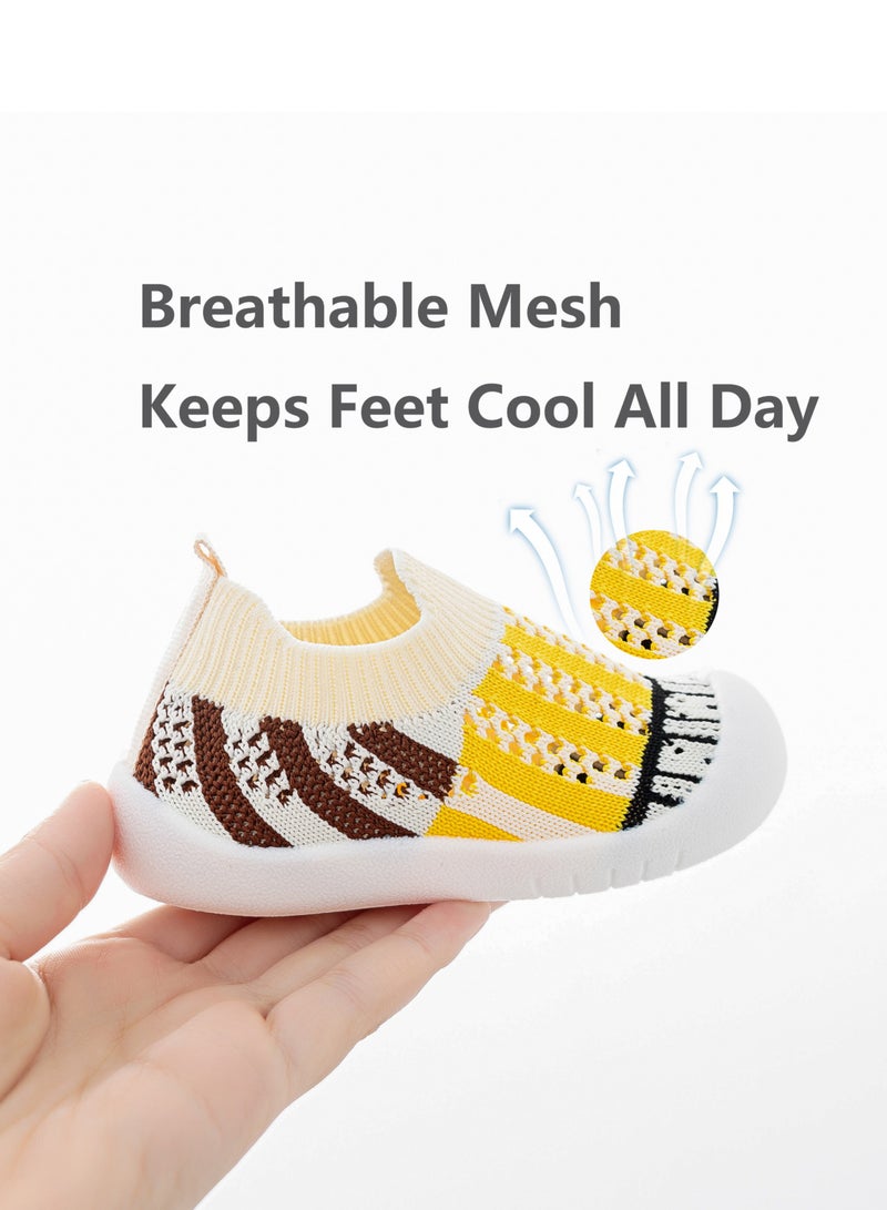 Trainers for Infant Toddler Boys Girls Shoes Breathable Mesh Soft Sole Lightweight Safer Non-Slip Toddler Sneakers Baby First Walking Shoes 6 - 36 Months  - Image 5