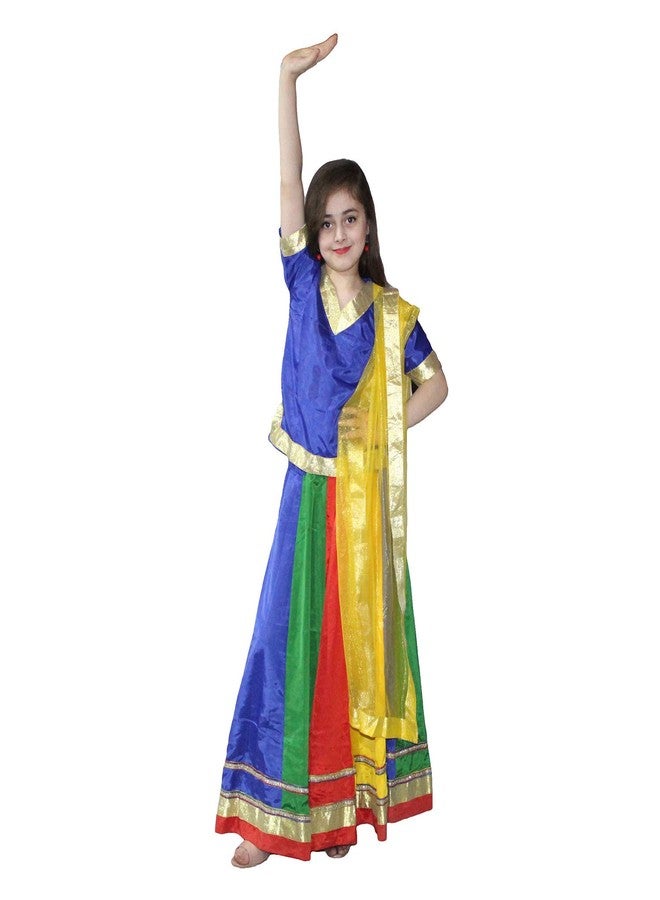 Kaku Fancy Dresses Multicolor Lehenga Choli for Girls/Ethnic Lehenga Choli with Dupatta for Girls - 7-8 Years - Image 5