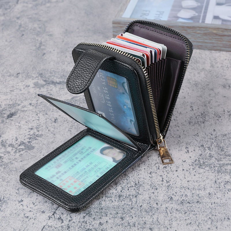 Driver'S License Card Bag Men'S Ultra-Thin Anti-Theft Multi-Card Large Capacity Bank Credit Card Case Women'S Anti-Degaussing Card Bag - Image 3