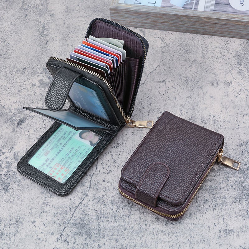 Driver'S License Card Bag Men'S Ultra-Thin Anti-Theft Multi-Card Large Capacity Bank Credit Card Case Women'S Anti-Degaussing Card Bag - Image 2