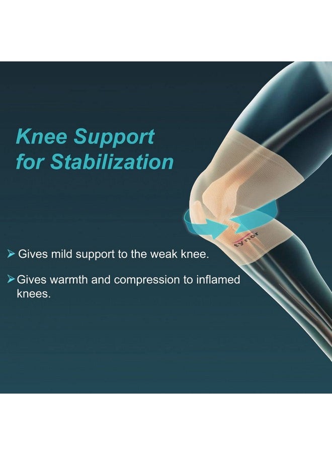Tynor TYNOR Knee Cap, Beige, Medium, Pack of 2  - Image 2