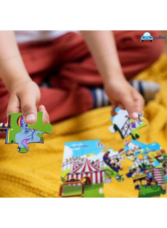 فنبلاست لعبة تركيب الصور المقطوعة من فن بلاست، مستوحاة من منتزه فان فير للأطفال - 24 قطعة، مناسبة للأولاد والبنات (متعددة الألوان) - Image 5