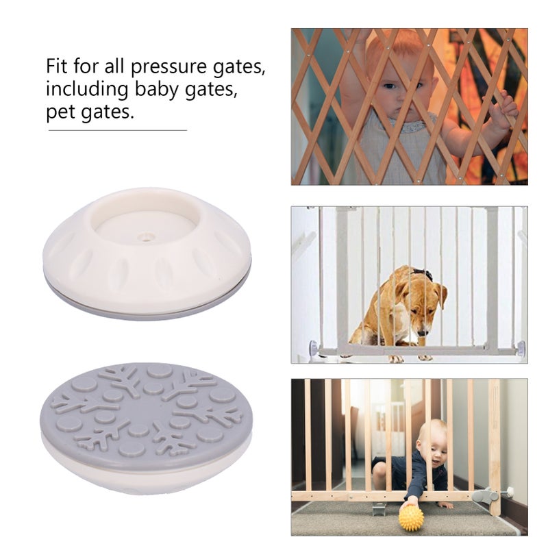 4PCS Baby Gate Wall Protector Free Punch Safety Wall Bumpers Guard for Doorway Stair Accessories - Image 2