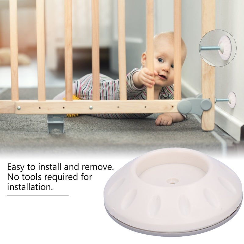 4PCS Baby Gate Wall Protector Free Punch Safety Wall Bumpers Guard for Doorway Stair Accessories - Image 3
