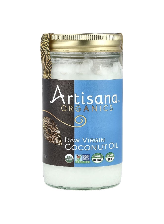 Artisana Artisana, Organics, Raw Virgin Coconut Oil, 14 fl oz (414 ml)  - Image 1