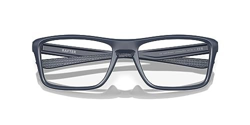 Oakley Men's OX8178 Rafter Rectangular Prescription Eyewear Frames, Universal Blue/Demo Lens, 55 mm - Image 5