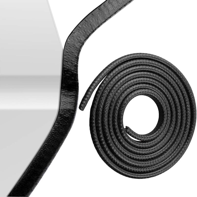 Car Door Edge GuardsRubber Seal Protector U Shape Edge Trim Door Edge Protection Fit for Most Car 32FT Black