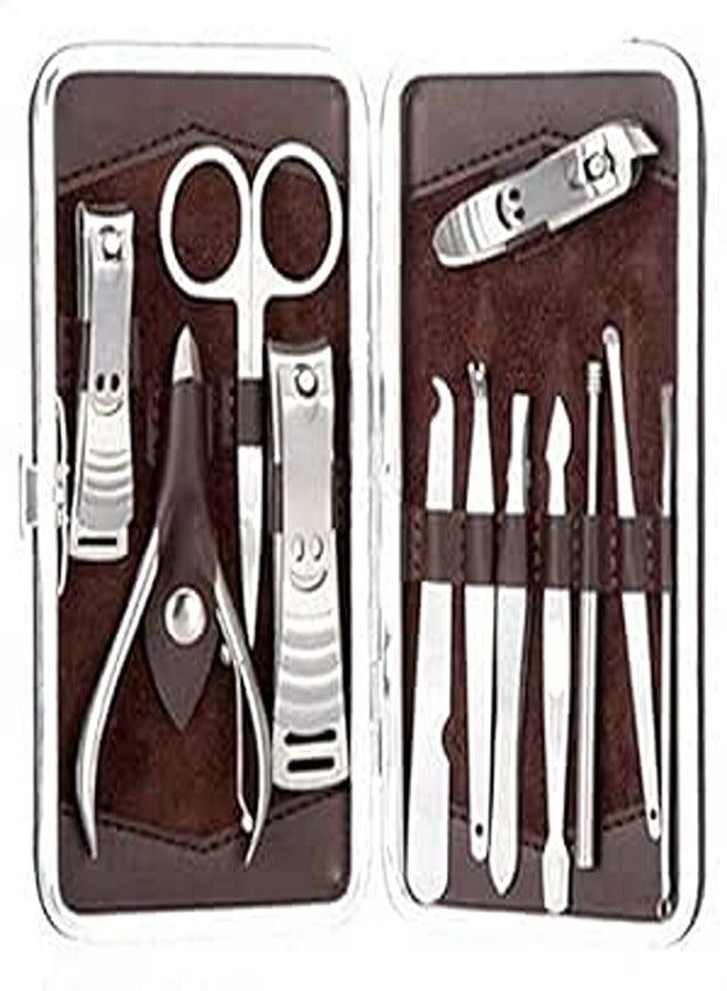 Manicure Pedicure Set Scissors Clippers Kit, 12 Pieces