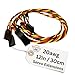 BackBay R/C BackBayRC 20awg Twisted Servo Extension Cable 100 Strands for RC Vehicles Drones EBikes 6 Lengths 5 Wires per Pack 30CM 12in 1ft - Image 2