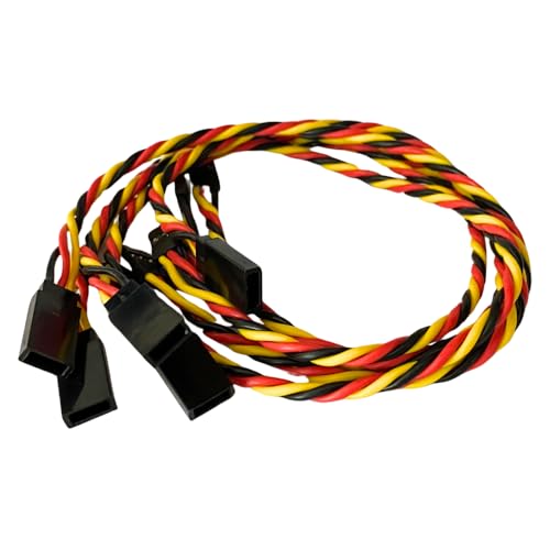 BackBay R/C BackBayRC 20awg Twisted Servo Extension Cable 100 Strands for RC Vehicles Drones EBikes 6 Lengths 5 Wires per Pack 30CM 12in 1ft - Image 5