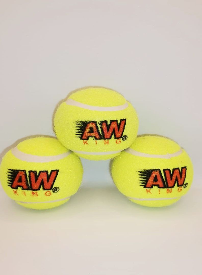 Cotton hub كرات تنس إضافية 3 قطع للمبتدئين، متينة، مطاط طبيعي، متعددة الاستخدامات، عبوة متعددة - Image 5