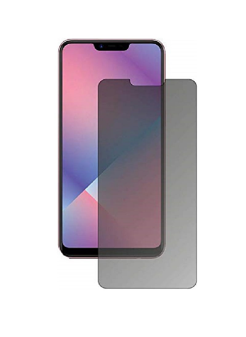 Super Tempered Glass Screen Protector Anti-Spy Privacy  Designed For Oppo A5 (AX5) Full Screen Coverage And Bubble Free - Image 1