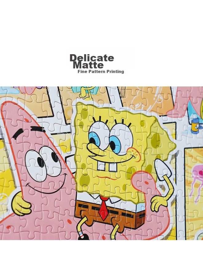 Toi Toy Puzzle Spongebob 1000 Pieces Adult Stress Relief Toy Birthday Gift, Underwater Family Portrait - Image 5