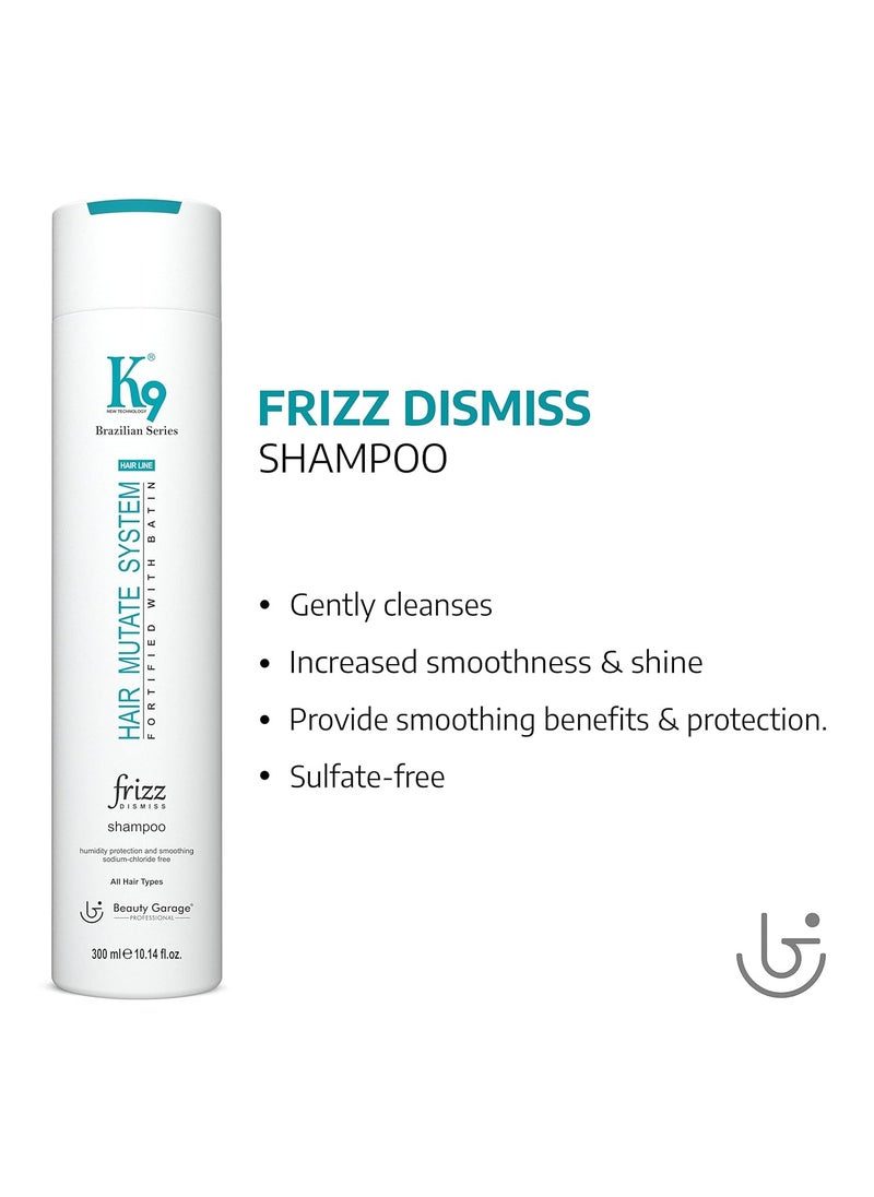 Beauty Garage K9 Frizz Dismiss Shampoo & Conditioner (300ml + 300ml) Pack of 2  - Image 3