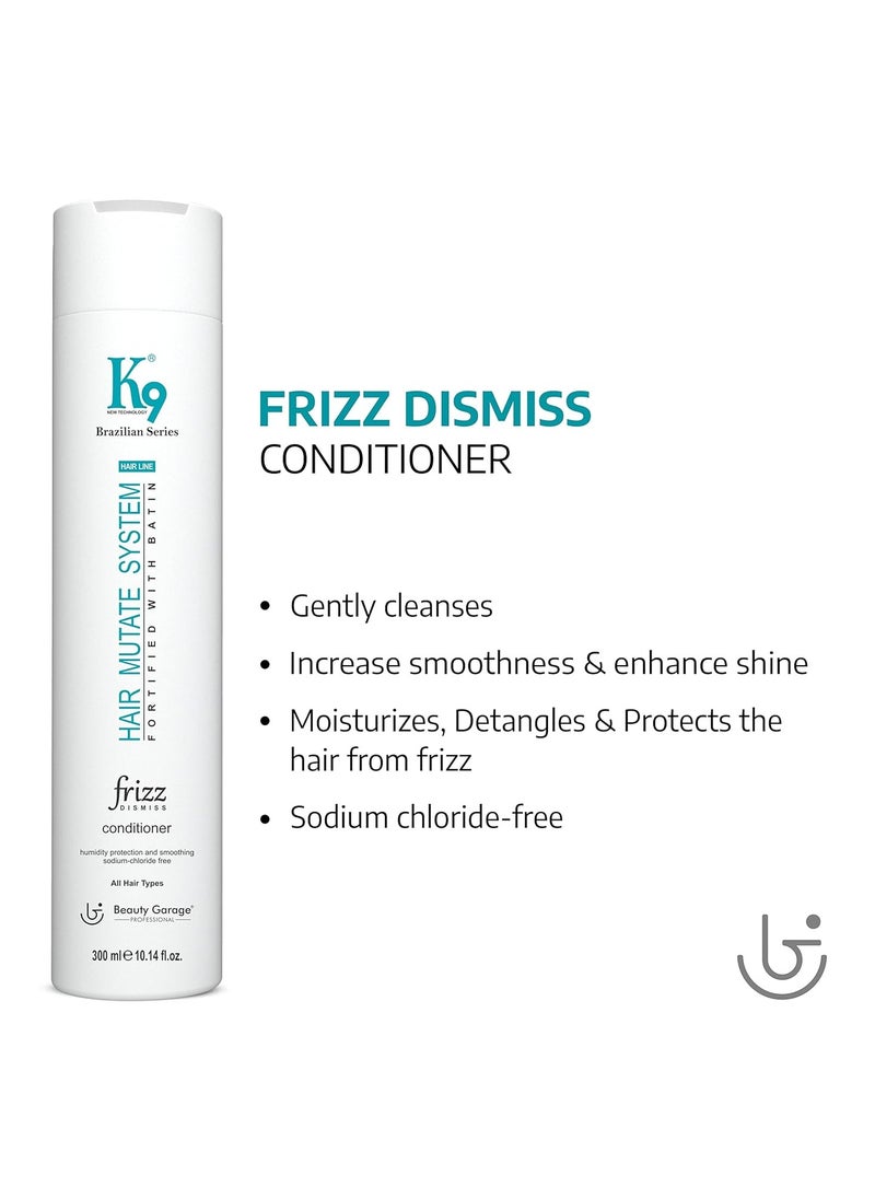 Beauty Garage K9 Frizz Dismiss Shampoo & Conditioner (300ml + 300ml) Pack of 2  - Image 4