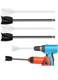 Resin Mixer Paddles, epoxy mixer-Reusable Paint Mixer- Paint Stirrer Drill Attachment for Resin(4pack)