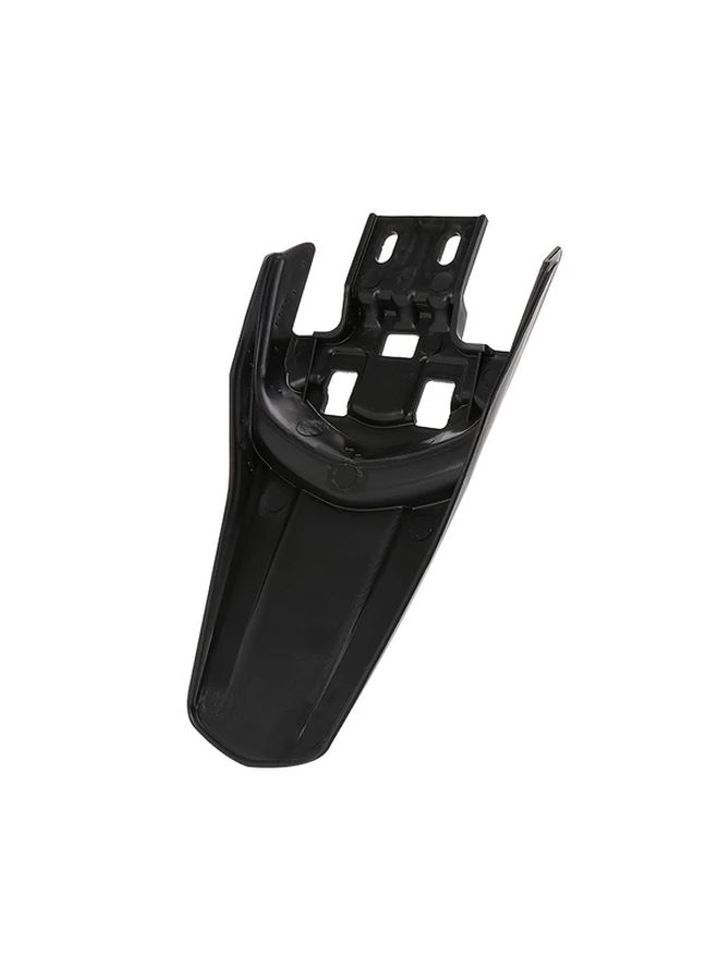 Black Rear Fender Mudguard for Electric Dirt Bike Durable Polypropylene Aerodynamic Design with Mounting Brackets - Image 3