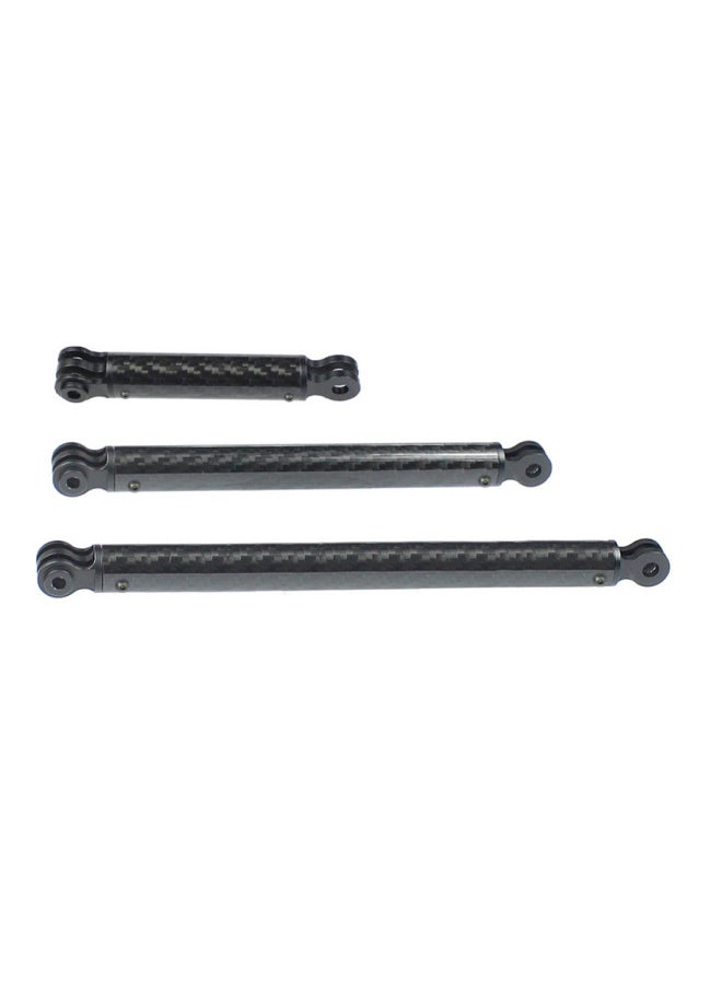Generic For Insta360 OneXR Gopro11 Extension Arm Carbon Fiber Metal Selfie Stick Helmet Holder Bracket-Color:Three-piece Set (98/164/257mm)  - Image 1