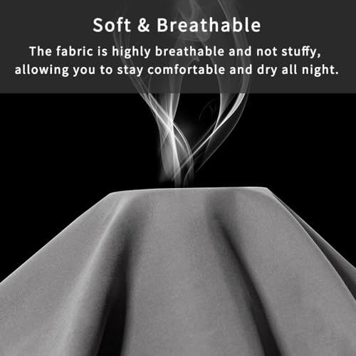NookZuzu 2 Pack Microfiber King Zipper Pillowcases, Soft Comfortable Not Shrink Dark Gray Pillow Case, Breathable Pillow Cases Set of 2 (20x36 Inches) - Image 4